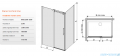 Sanplast kabina KND2/ALTII 80x150-160 narożna prostokątna przejrzysta 600-121-0851-42-401