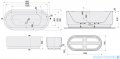 Sanplast Prestige WOW/PR Wanna owalna z obudową i stelażem 180x80 cm 610-070-1090-01-000