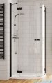Radaway Essenza New Black Pdd kabina 90x80cm szkło przejrzyste 385001-54-01L/385002-54-01R