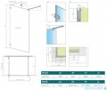 Radaway Euphoria Walk-in VI 90x90 szkło przejrzyste 383171-01-01/383151-01-01