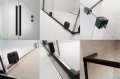 Radaway Furo SL Black KDD kabina 90x80cm czarny mat/szkło przejrzyste 10305090-54-01L/10305080-54-01R