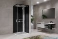 Novellini Glax 2 2.0 kabina z hydromasażem 90x90 prawa biała G22GF90DM1-1UH