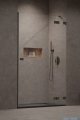 Radaway Essenza Pro Brushed GunMetal Dwj drzwi wnękowe 100cm prawe szczotkowany grafit 10099100-92-01R