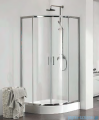 Kermi Cada XS kabina prysznicowa półokrągła 80x80 cm CKT5508020VPK