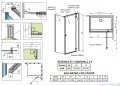 Radaway Essenza 8 Gold Kdj kabina 80x80cm prawa złoty połysk/szkło przejrzyste 10480512-01-01R/10470237-09-01R/10113080-01-01