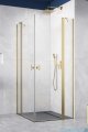 Radaway Nes KDD II Brushed Gold kabina 80x90 szczotkowane złoto 10031080-99-01L/10031090-99-01R