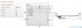 Sanplast Space Line brodzik prostokątny 90x70x3cm+syfon 615-110-0610-01-000