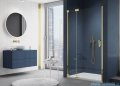 SanSwiss Cadura Gold Line drzwi wahadłowe 140cm jednoczęściowe lewe z polem stałym CA13G1401207