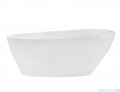 Besco Goya XS 142x62cm wanna wolnostojąca konglomeratowa MATOWA + syfon klik-klak chrom #WMMB-140G