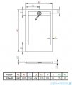 Radaway Teos F brodzik 120x80cm biały HTF12080-04