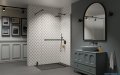 Radaway Modo New II Brushed GunMetal z wieszakiem kabina Walk-in 160x200 szczotkowany grafit 389164-92-01W 