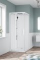 Novellini Glax 1 2.0 kabina standard 80x80 lewa biała G21GF80SMF-1UU