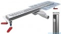 Wiper New Premium Revers Odpływ liniowy z kołnierzem 80 cm poler syfon snake 500.0251.01.080