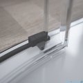Radaway Idea Black Pdd kabina 100x100cm szkło czarny mat/szkło przejrzyste 387139-01-01/387142-54-01