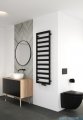 Oltens Benk grzejnik łazienkowy 139x50 cm czarny mat 55006300