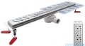 Wiper New Premium Sirocco Odpływ liniowy z kołnierzem 100 cm syfon drop 50 mat 500.0170.03.100