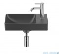 Roca Ona umywalka ścienna Compacto 45x26 Czarny Mat  A327681080