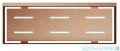 Omnires Uni koszyk prysznicowy 30x11 cm miedź szczotkowana UN10335CPB