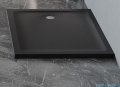 New Trendy Mild Satin Black Brodzik akrylowy prostokątny 110x80x4,5 cm czarny mat B-0676