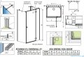 Radaway Essenza Kdj+S kabina 80x80x80cm prawa szkło przejrzyste 1384051-01-01/1385021-01-01R/1384051-01-01