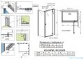 Radaway Essenza 8 Gold Kdj kabina 80x100cm prawa złoty połysk/szkło przejrzyste 10480512-01-01R/10470237-09-01R/10113100-01-01