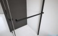 Radaway Modo New Black III kabina Walk-in 115x80x200 Factory czarny mat/szkło przejrzyste 389115-54-55/389084-54-55/389000-54