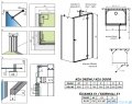 Radaway Essenza Brushed Nickel Kdj+S kabina 70x80x70cm prawa szczotkowany nikiel 1384048-01-01/1385021-91-01R/1384048-01-01