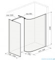 Excellent Vidoq walk-in kabina prysznicowa gięta, ścianka prosta 120cm, ścianka gięta 93cm chrom KAEX.1507.K.1200.0930.CR