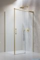 Radaway Idea Kdj Brushed Gold kabina 140x110cm prawa szczotkowane złoto 387044-99-01R/387053-99-01L
