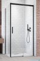 Radaway Idea Black Kdj kabina prysznicowa 100x70 prawa czarny mat/szkło przejrzyste 387040-54-01R/387048-54-01L
