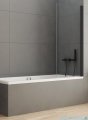 New Trendy New Soleo Black parawan nawannowy 70x140 cm przejrzyste P-0039