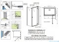 Radaway Essenza 8 Kdj kabina 100x70cm prawa szkło przejrzyste 10480612-01-01R/10470337-01-01R/10113070-01-01