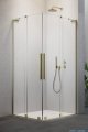 Radaway Furo SL Brushed Gold KDD kabina 80x80cm szczotkowane złoto 10305080-99-01L/10305080-99-01R