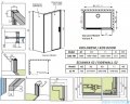 Radaway Idea Black Kds kabina prysznicowa 140x70 prawa czarny mat/szkło przejrzyste 10115140-54-01R/10117070-01-01