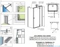 Radaway Essenza Gold Kdj+S kabina 100x100x100cm prawa złoty połysk szkło przejrzyste 1384052-01-01/1385022-09-01R/1384052-01-01