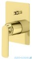 Kohlman Experience Gold zestaw prysznicowy z deszczownicą kwadratową 25x25 cm złoty połysk QW210EGDQ25