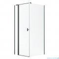 Radaway Nes Kdj II Brushed GunMetal kabina 100x70cm lewa szczotkowany grafit 10032100-92-01L/10039070-01-01