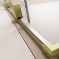 Radaway Furo Brushed Gold kabina Walk-in 140x200cm prawa szczotkowane złoto  10106738-99-01R/10110694-01-01