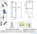 Radaway Nes Kdj I Gold kabina 80x90cm lewa złoty połysk 10022080-09-01L/10039090-01-01