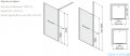 Sanplast Altus PI/ALTIIa kabina walk-in 100x212 cm czarny matowy 600-121-2541-59-401