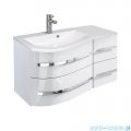 Oristo Opal szafka z umywalką lewa 90x50x44cm biały połysk OR30-SD4S-90-1-L/UME-OP-90-92-L