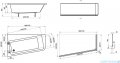 Ravak 10° Wanna asymetryczna 170x100cm lewa C811000000