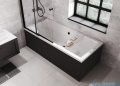 Besco Quadro obudowa wanny CZARNY mat 180x80cm #OAQ-180-PKC