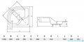 Piramida Maxi Brodzik 100x80cm asymetryczny z siedziskiem prawy