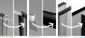 Radaway Essenza Black Kdj+S kabina 100x90x100cm lewa szkło przejrzyste 1384052-01-01/1385020-54-01L/1384052-01-01