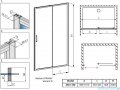 Radaway Premium Pro Black Dwj drzwi 100cm prawe czarny mat/szkło przejrzyste 1014100-54-01R