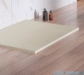 New Trendy Nex Shade brodzik konglomeratowy prostokątny 110x90x3,5 cm beżowy B-0491