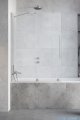Radaway Furo Brushed Nickel PND II parawan nawannowy 130cm lewy szczotkowany nikiel 10109688-91-01L/10112644-01-01