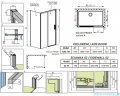 Radaway Idea Black Kds kabina prysznicowa 110x70 prawa czarny mat/szkło przejrzyste 10115110-54-01R/10117070-01-01
