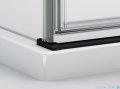 SanSwiss Annea Black Line kabina kwadratowa 120x120cm profile czarne AN13G12000607/AN13D12000607